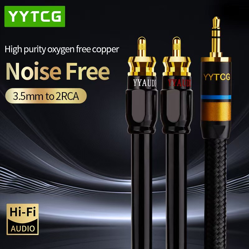 Home Cinema Sound System - YYTCG RCA 케이블 HiFi 스테레오 3.5mm