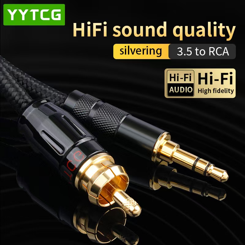 Home Cinema Sound System - YYTCG SPDIF 동축 케이블 HIFI 3.5mm