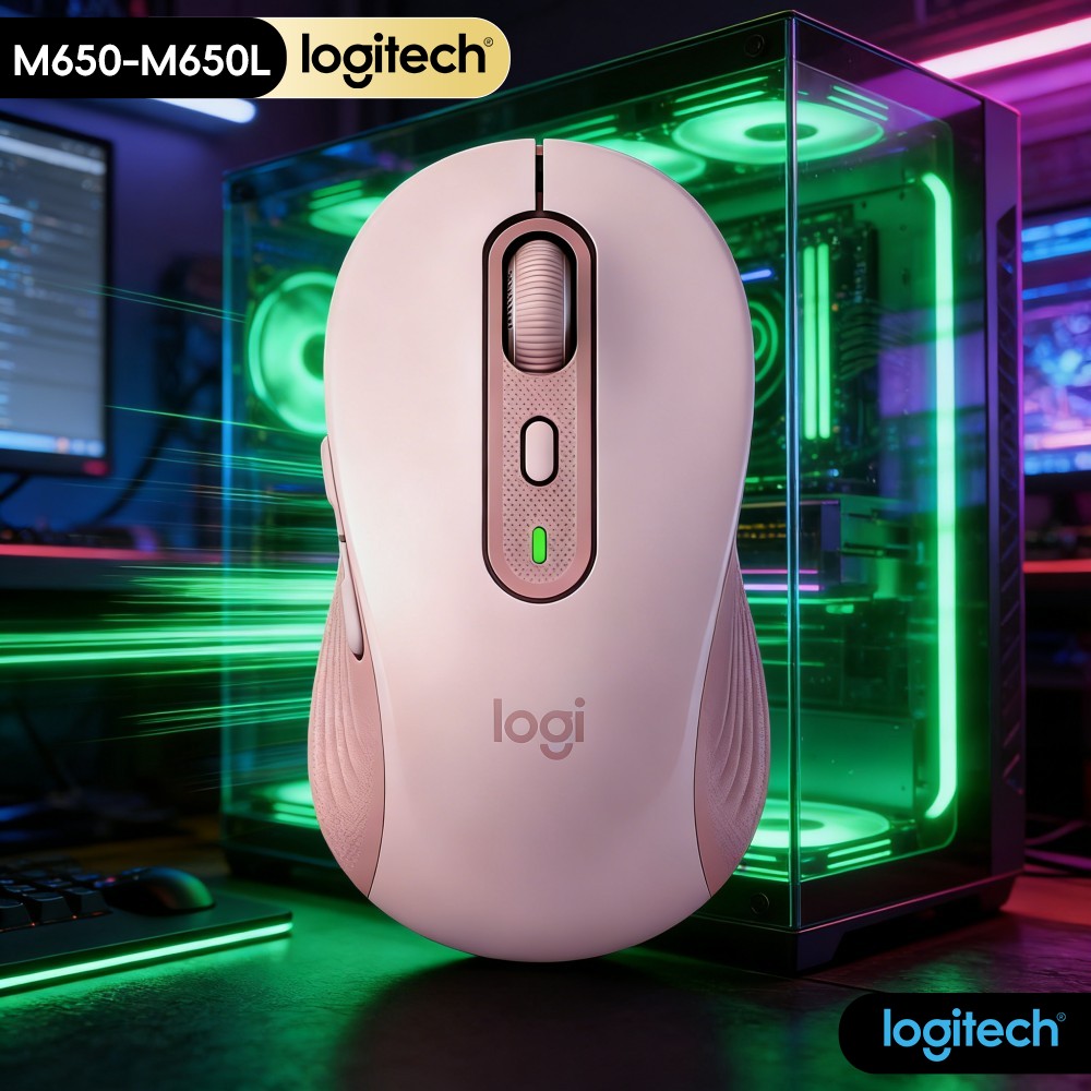 Logitech Home Cinema - 로지텍 M650 시그니처 인체공학적 무선 마우스