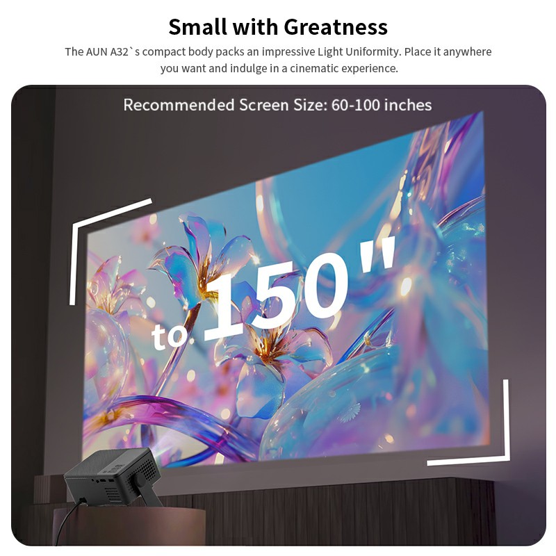 AUN 안드로이드 프로젝터 A32 Pro 미니 시네마  - Home Cinema Mini 리뷰 및 가격