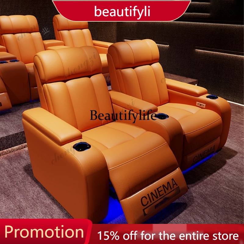 01A 고급 천연 가죽 전동 리클라이너 시네마 의자 ( - Home Cinema Recliner Chairs 리뷰 및 가격