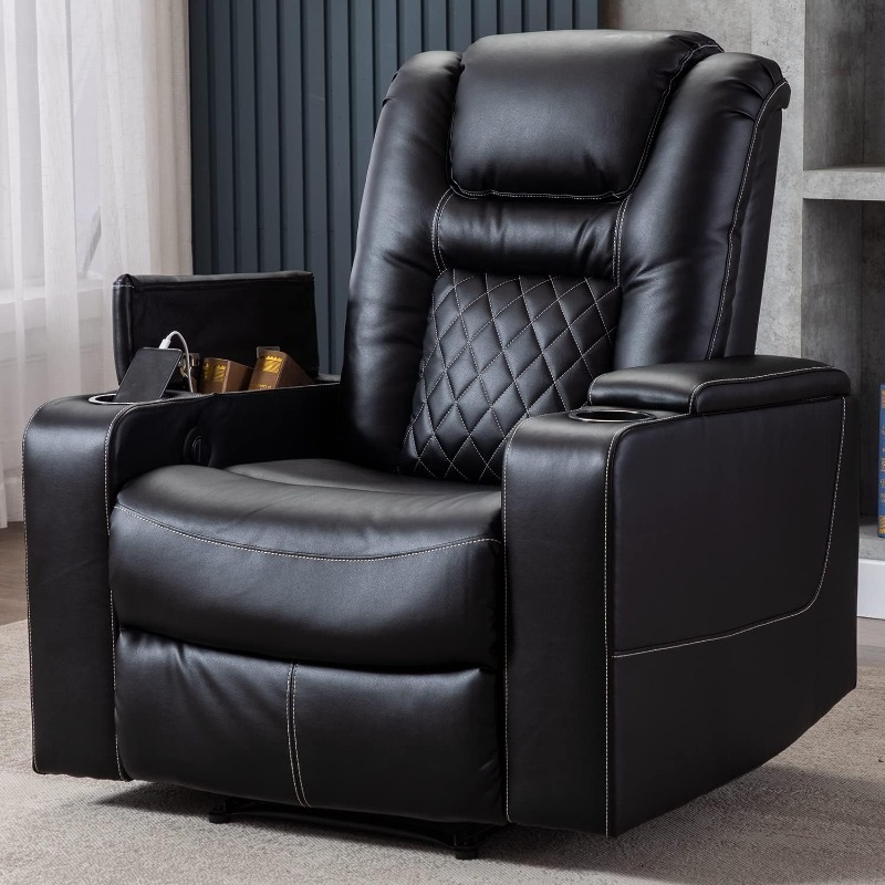 USB 포트와 컵홀더가 있는 CANMOV 전동 리클라이 - Home Cinema Recliner Chairs 리뷰 및 가격
