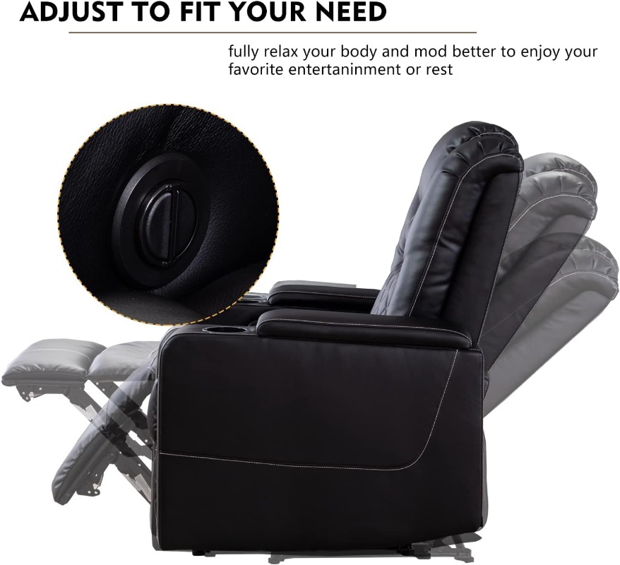 USB 포트와 컵홀더가 있는 CANMOV 전동 리클라이 - Home Cinema Recliner Chairs 리뷰 및 가격