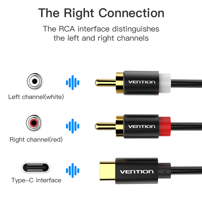 USB C RCA 오디오 케이블 유형-C ~ 2 RCA - Home Cinema Sound System 리뷰 및 가격