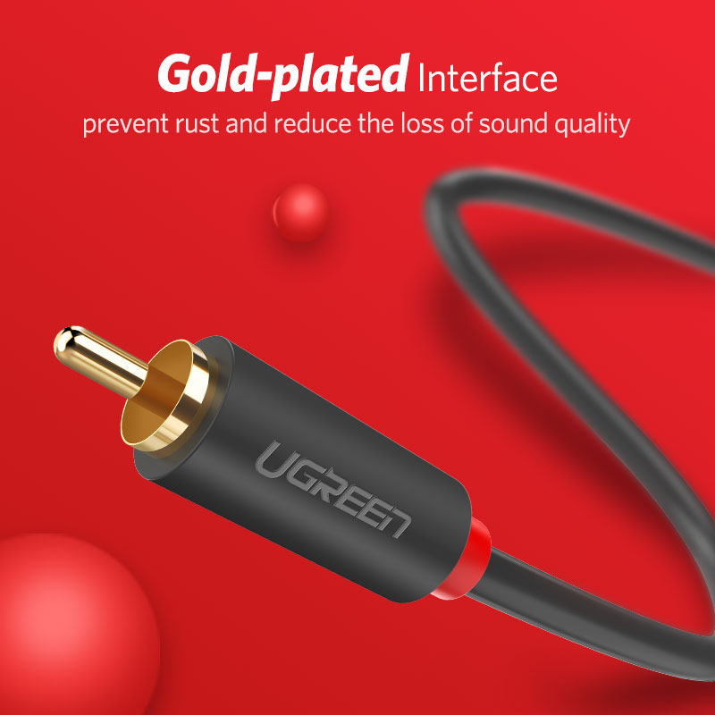 UGREEN-2RCA to 2 RCA Male to M - Home Cinema Sound System 리뷰 및 가격