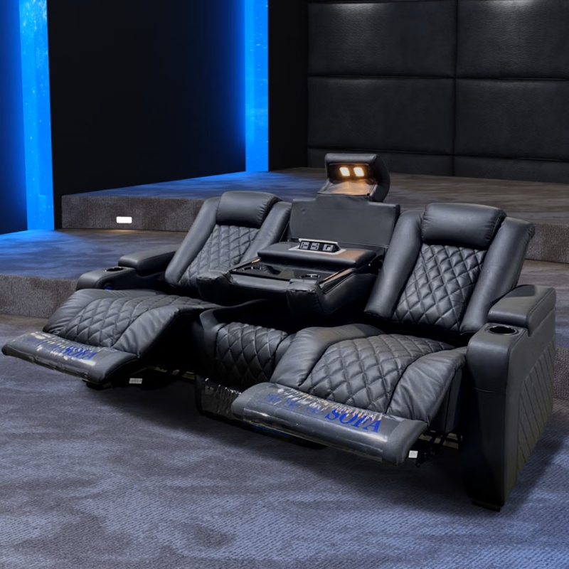 시네마 소파 홈시어터 리클라이너 가죽 시어터 의자, 영 - Home Cinema Recliner Chairs 리뷰 및 가격