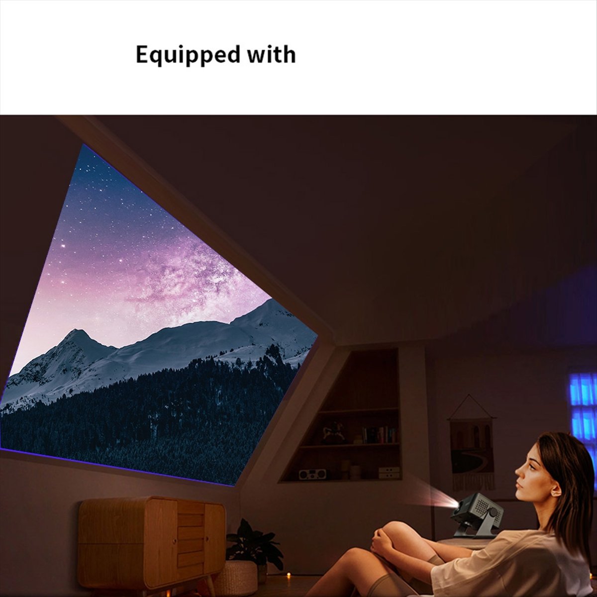 ▶ ✔ ▃ AC384- A32 프로 프로젝터 안드로이드 - Home Cinema Mini 리뷰 및 가격