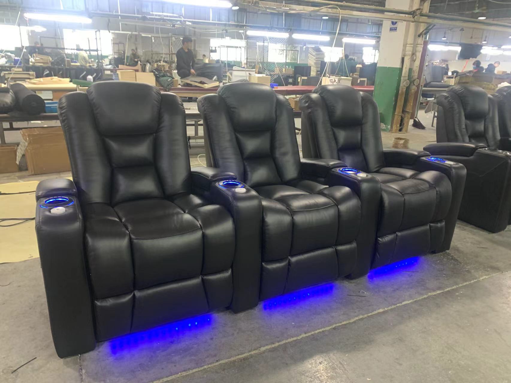# 럭셔리 홈시어터 시트, 천연 가죽 시네마 소파, 홈 - Home Cinema Recliner Chairs 리뷰 및 가격