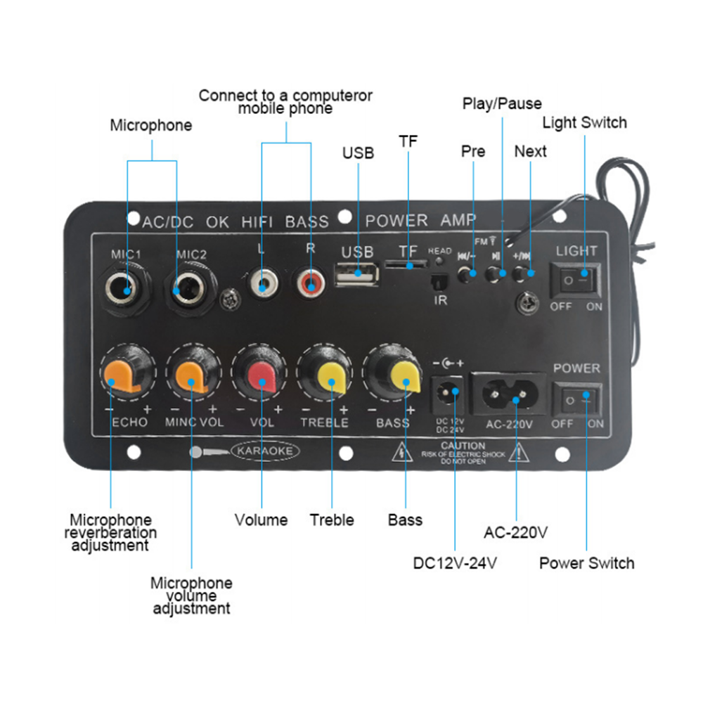 D10 디지털 블루투스 앰프 보드 110V 220V 1 - Home Cinema Sound System 리뷰 및 가격