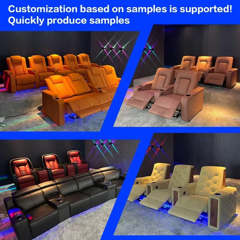 VIP 싱글 가죽 리클라이닝 소파 의자 홈시어터 가구  - Home Cinema Recliner Chairs 리뷰 및 가격