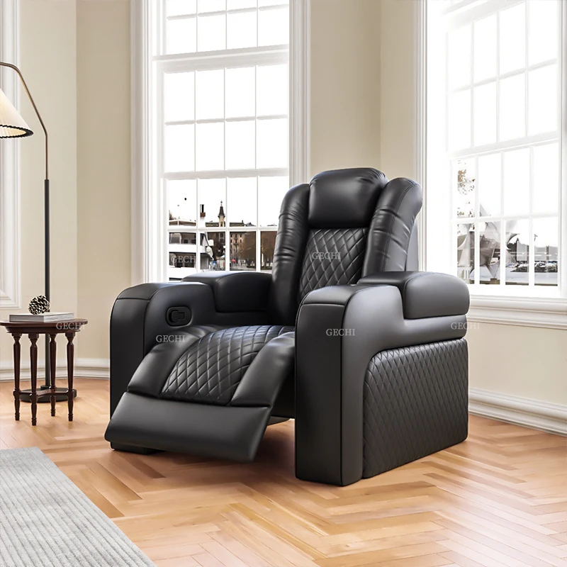 럭셔리 극장 가구 블랙 컬러 3인용 전동 시네마 소파  - Home Cinema Recliner Chairs 리뷰 및 가격