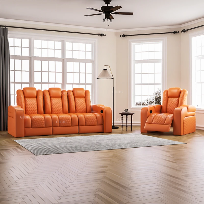 럭셔리 극장 가구 블랙 컬러 3인용 전동 시네마 소파  - Home Cinema Recliner Chairs 리뷰 및 가격