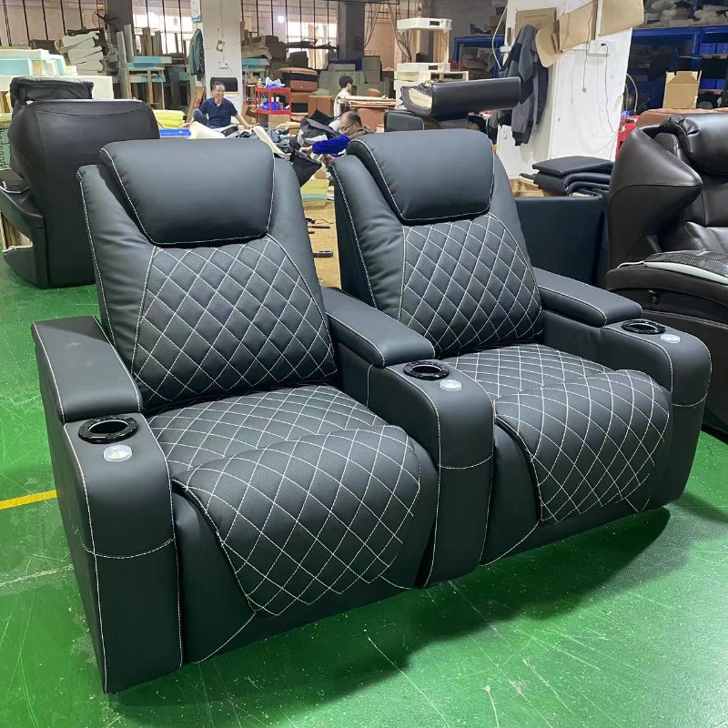 홈 디자인 빌라 영화관 좌석 극장 가구 천연 가죽 다이 - Home Cinema Recliner Chairs 리뷰 및 가격